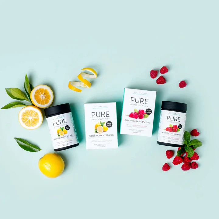 Pure Low Carb Electrolyte Hydration - Raspberry - 160g (20 Serves)