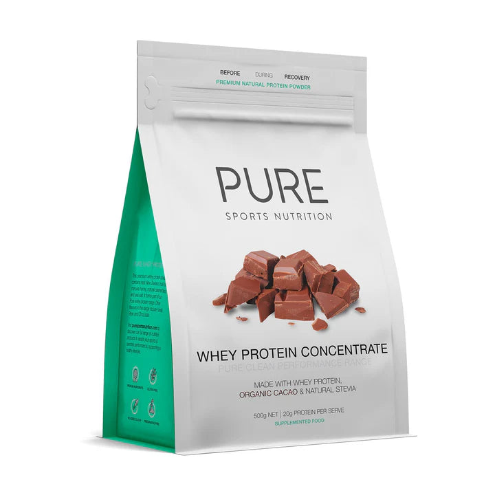 Pure Whey Protein Concentrate - Chocolate - 500g (17 Serves)