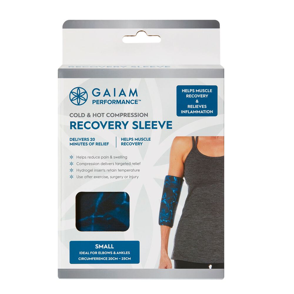Gaiam Cold & Hot Compression Recovery Sleeve - Small (22-26cm)