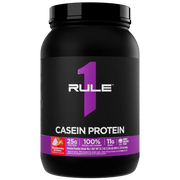 Rule 1 R1 Casein Protein - Strawberries & Creme - 1.96lb (27 Serves)
