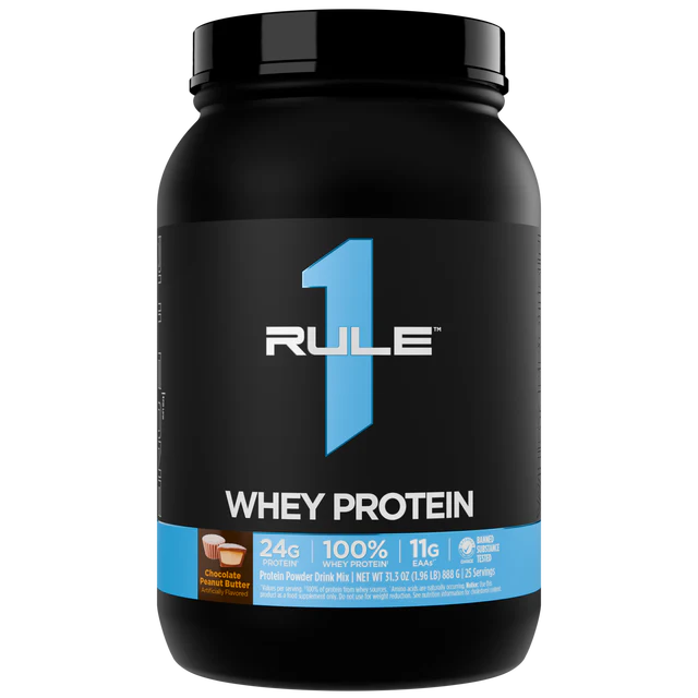Rule 1 Whey Protein Blend - Chocolate Peanut Butter - 2lb (26 Serves)