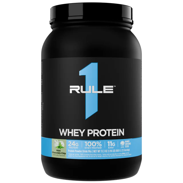 Rule 1 Whey Protein Blend - Mint Chocolate Chip - 2lb (26 Serves)