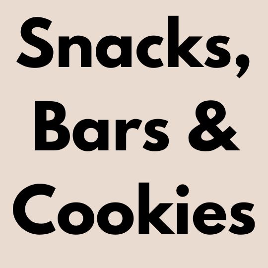 Snacks, Bars & Cookies