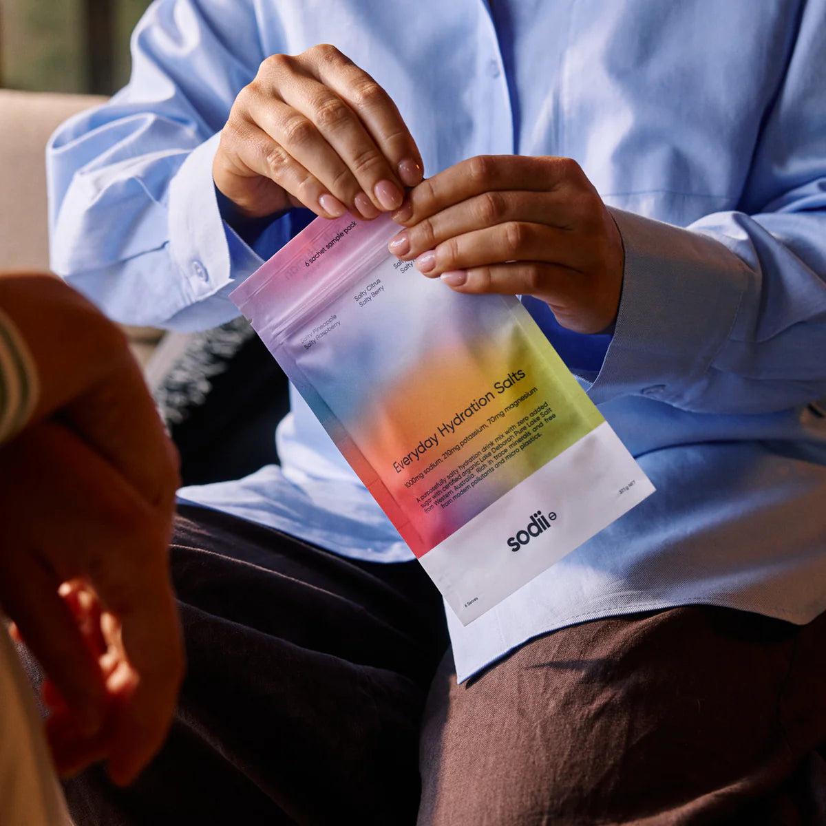 Sodii Everyday Hydration Salts Sachets - Mixed Flavours - 6 Pack