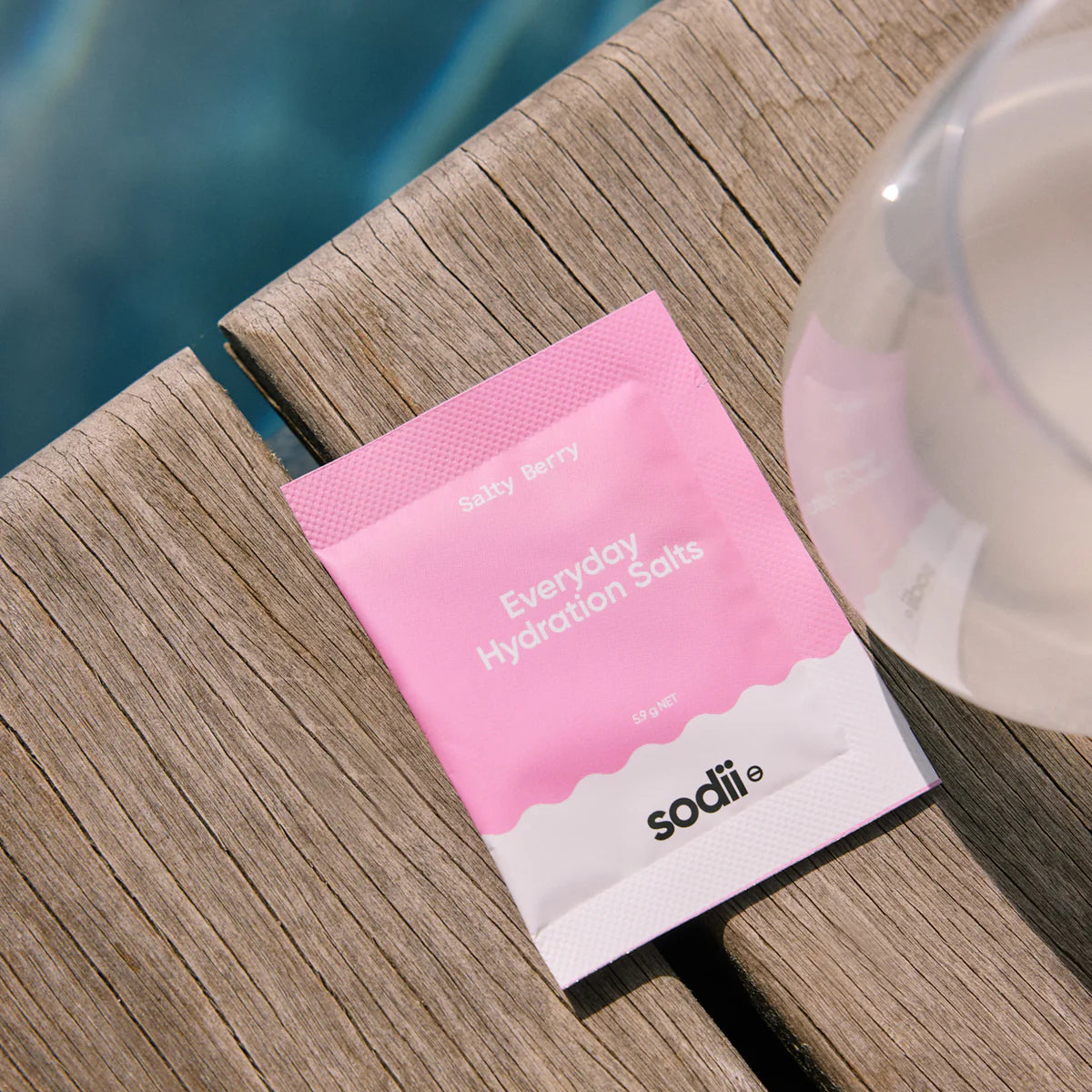 Sodii Everyday Hydration Salts Sachets - Salty Berry - 30 Pack