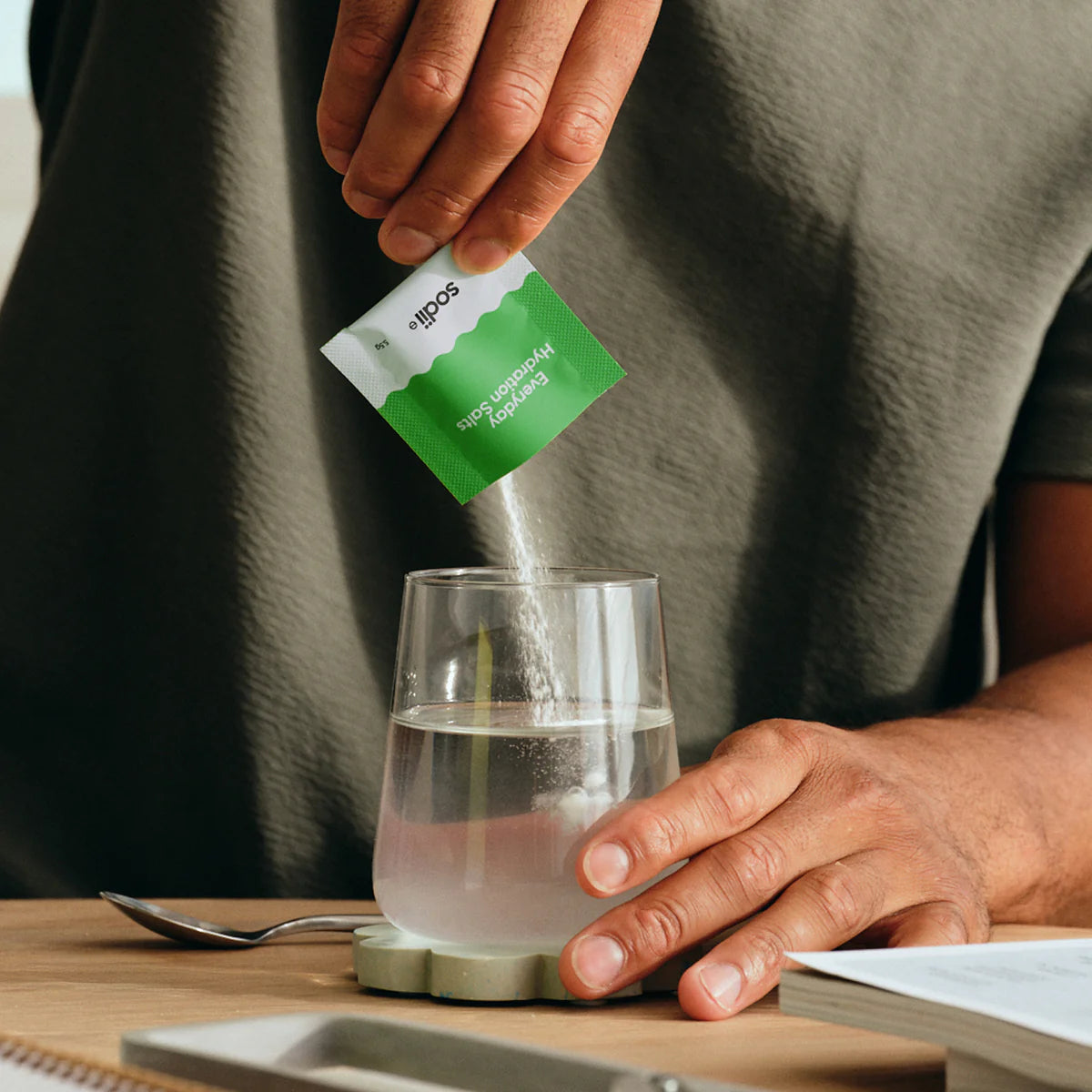 Sodii Everyday Hydration Salts Sachets - Salty Kiwi - 30 Pack