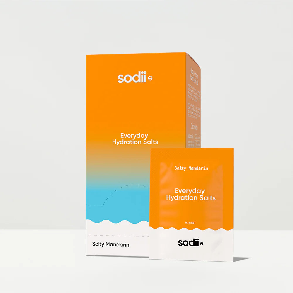 Sodii Everyday Hydration Salts Sachets - Salty Mandarin - 30 Pack