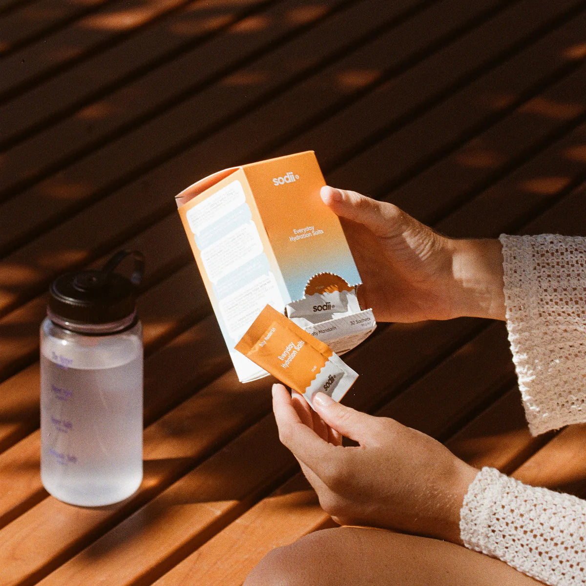 Sodii Everyday Hydration Salts Sachets - Salty Mandarin - 30 Pack