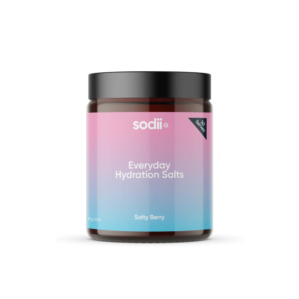 Sodii Everyday Hydration Salts Tub - Salty Berry - 185g