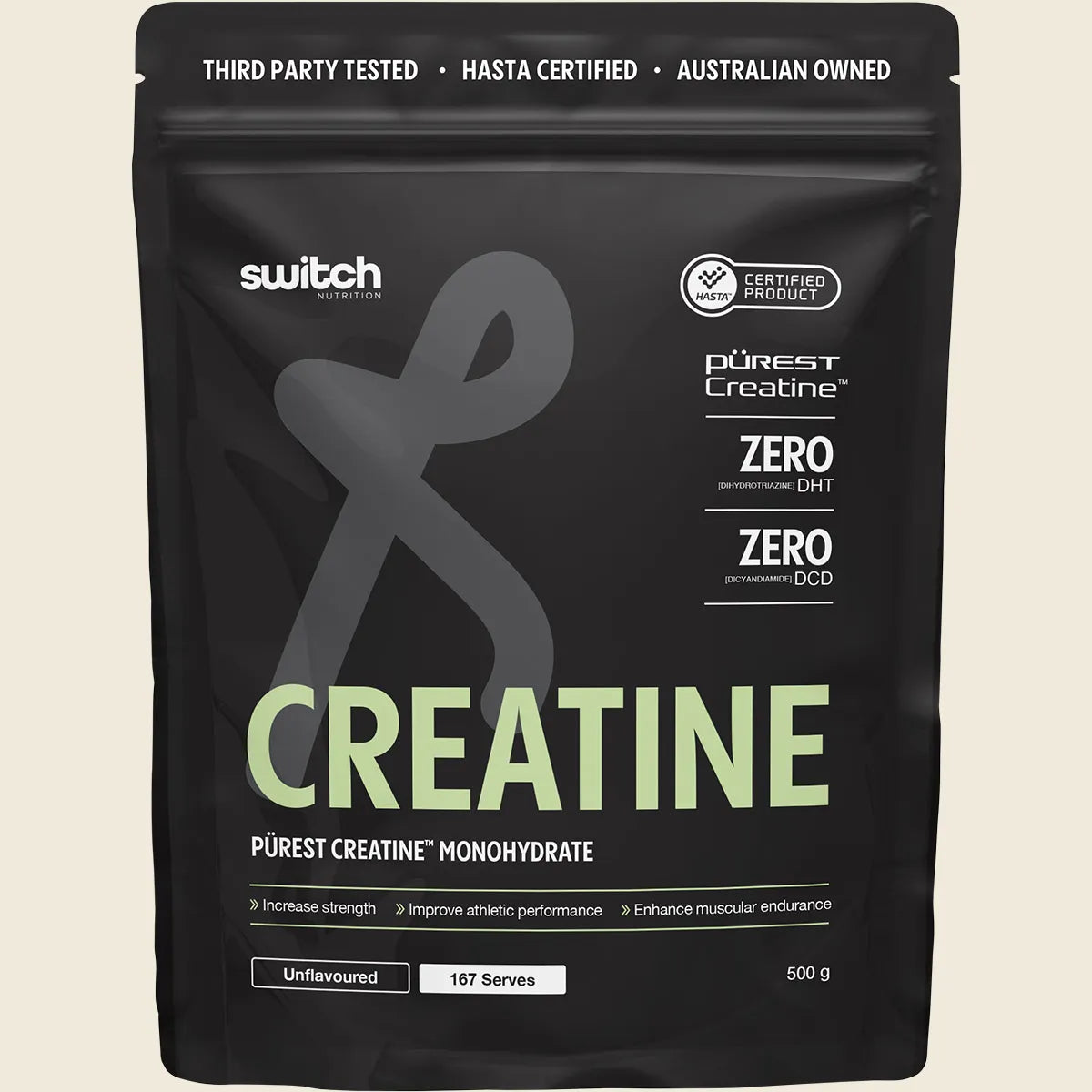 Switch Perform Creatine Purest Creatine Monohydrate - 500g (167 Serves)