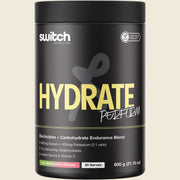 Switch Hydrate Perform Electrolytes + Carbohydrates - Kiwi Watermelon Flavour - 600g (20 Serves)