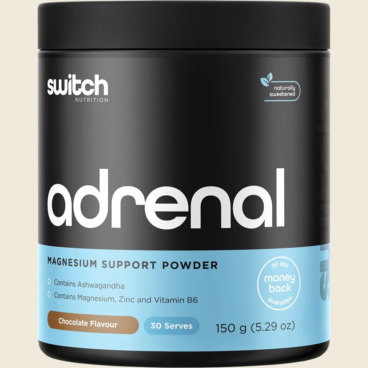 Switch Nutrition Adrenal Tub - 150g (30 Serves) - Chocolate