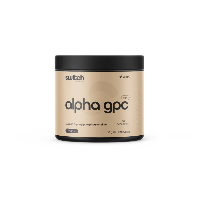 Switch Nutrition Alpha-GPC Geniuspure Caps - 30g (60 Caps)
