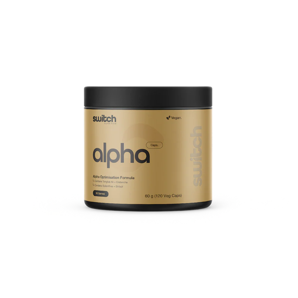 Switch Nutrition Alpha Capsules - 60g (120 Caps)