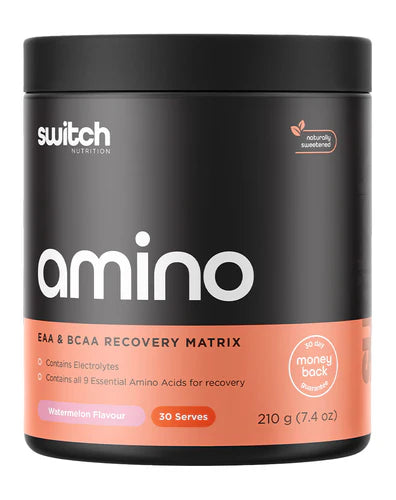 Switch Nutrition Amino Tub - 210g (30 Serves) - Watermelon