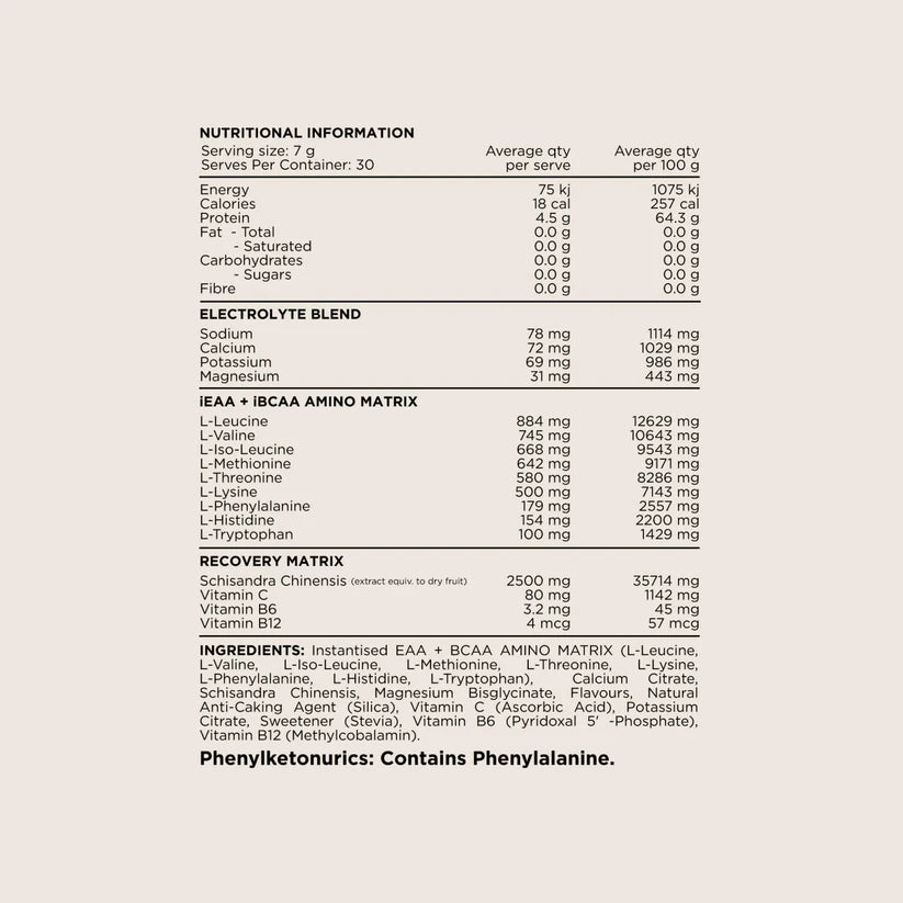 Switch Nutrition Amino Tub - 420g (60 Serves) - Raspberry