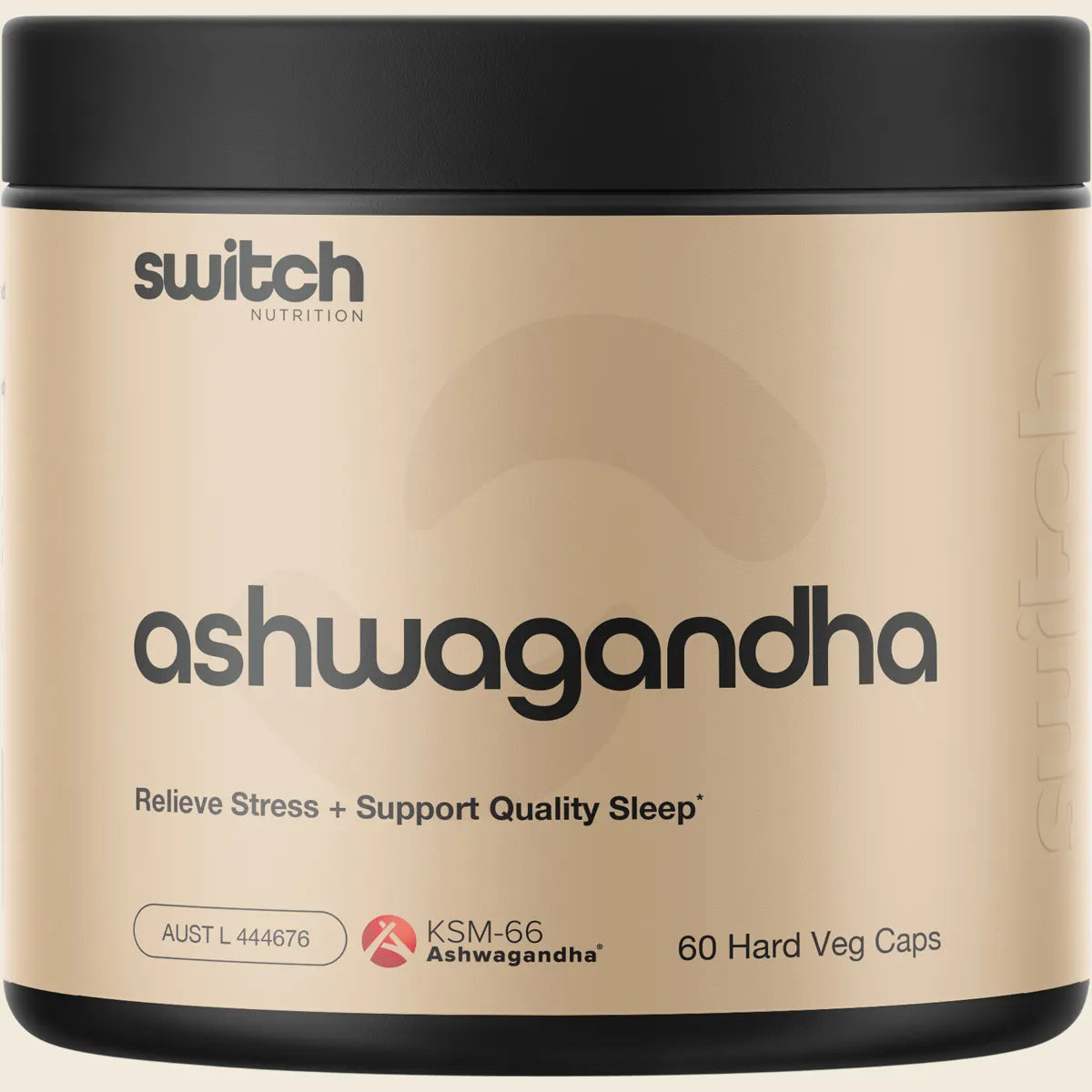 Switch Nutrition Ashwagandha (KSM-66) - 60 Caps (60 Serves)