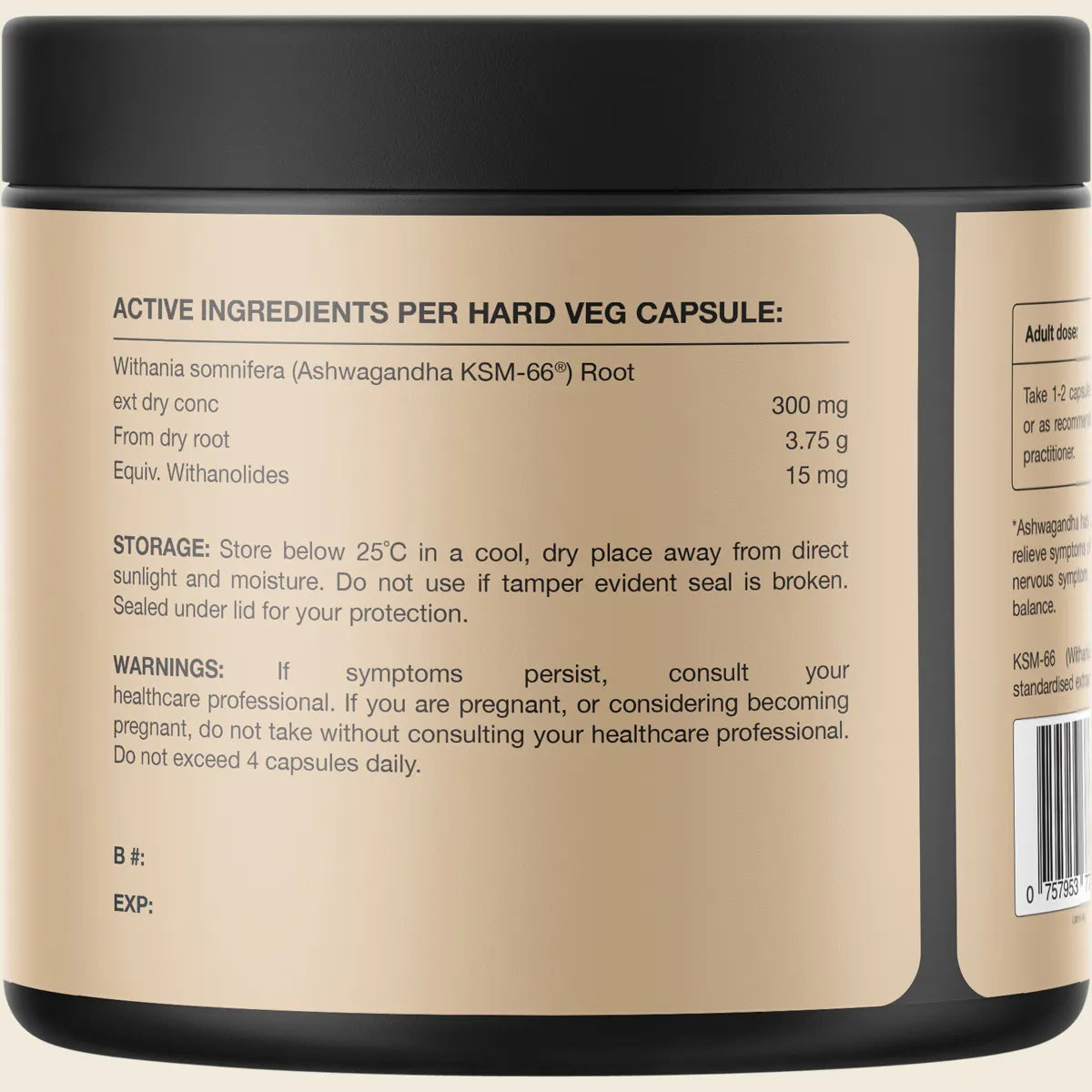 Switch Nutrition Ashwagandha (KSM-66) - 60 Caps (60 Serves)