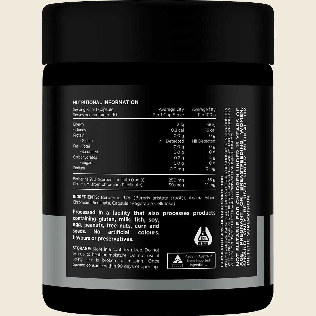 Switch Nutrition Berberine+ - 300g (90 Caps)