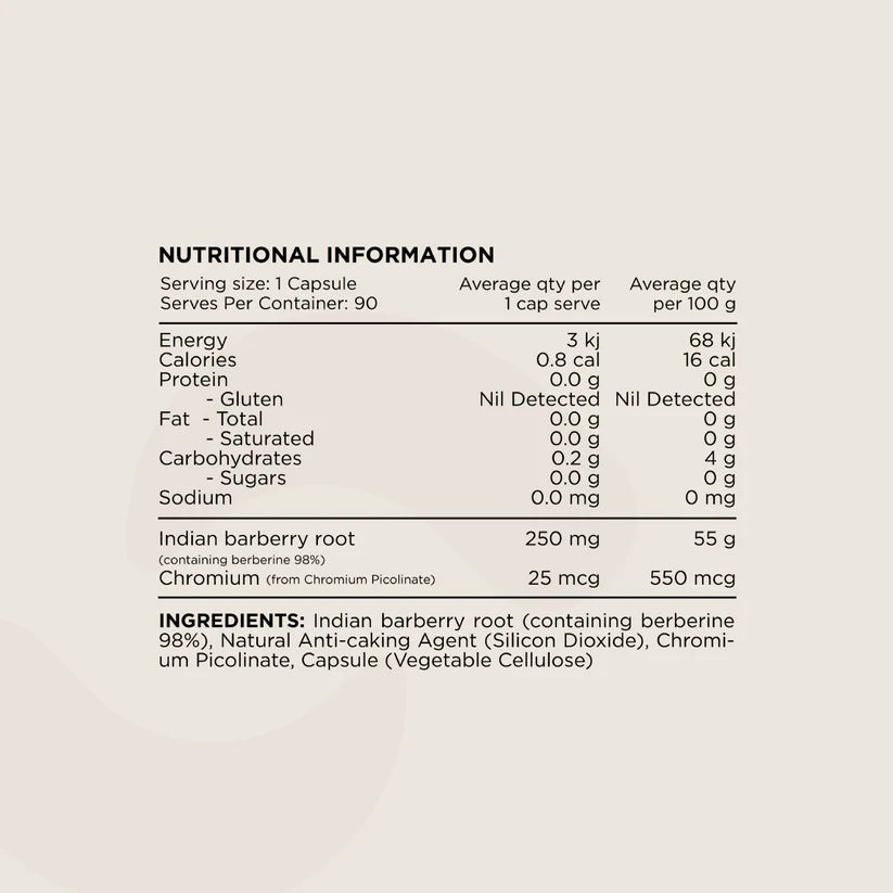 Switch Nutrition Berberine+ - 300g (90 Caps)