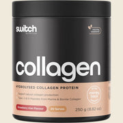 Switch Nutrition Collagen Protein - 250g (20 Serves) - Strawberry Kiwi