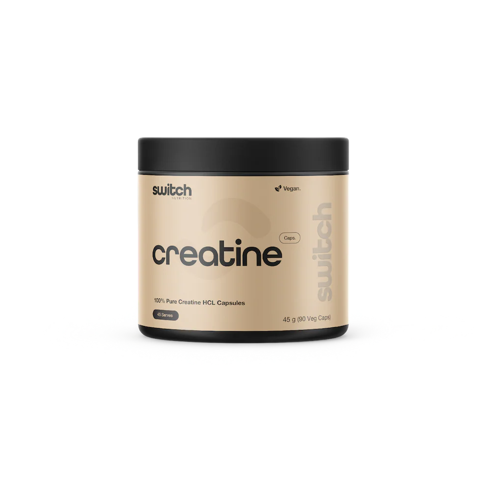 Switch Nutrition Creatine HCL Caps - 45g (90 Caps /  40 Serves)