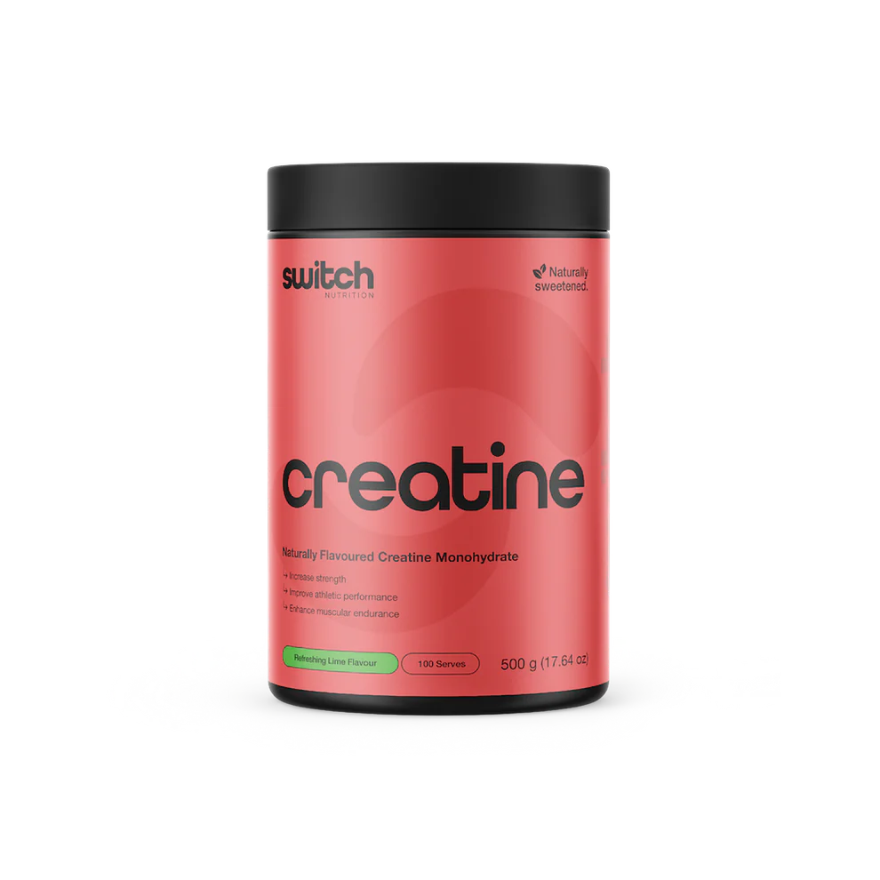 Switch Nutrition Flavoured Creatine - 500g (100 Serves) - Red Raspberry