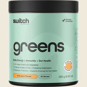 Switch Nutrition Green Tub - 250g (50 Serves) - Fruit Juice