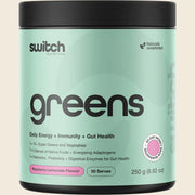 Switch Nutrition Green Tub - 250g (50 Serves) - Raspberry Lemonade