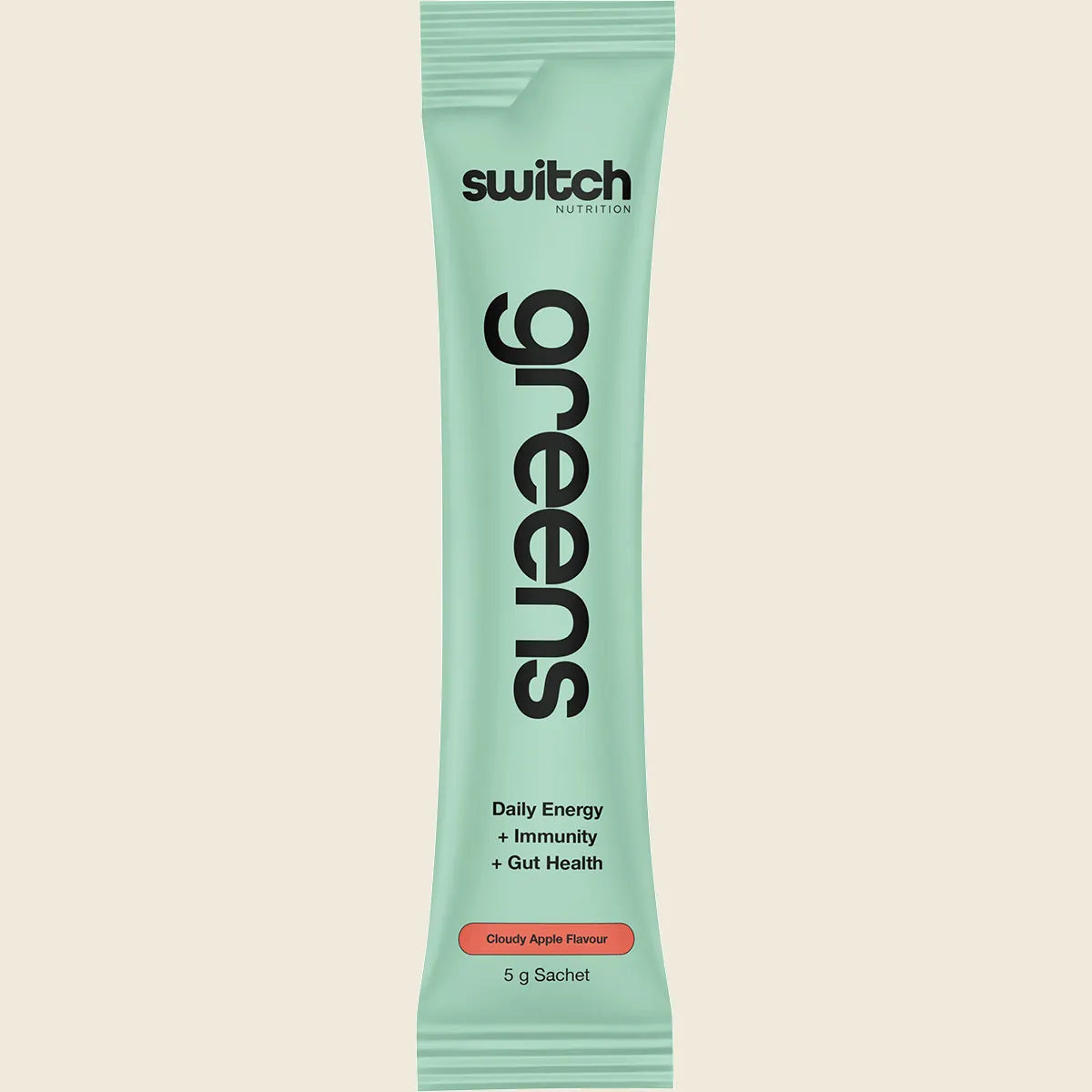 Switch Nutrition Greens Satchets - 20 x 5g Sachets - Cloudy Apple