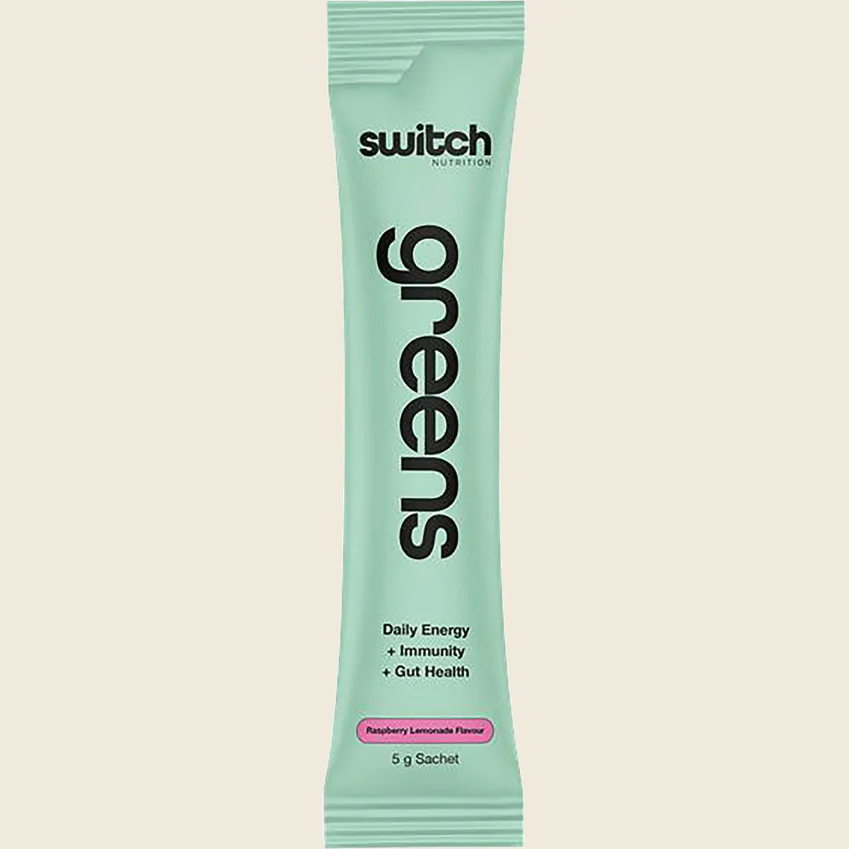 Switch Nutrition Greens Satchets - 20 x 5g Sachets - Raspberry Lemonade