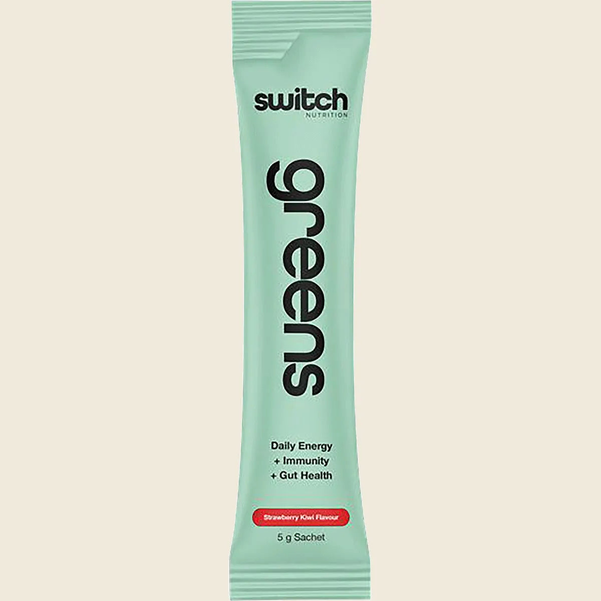 Switch Nutrition Greens Satchets - 20 x 5g Sachets - Strawberry Kiwi