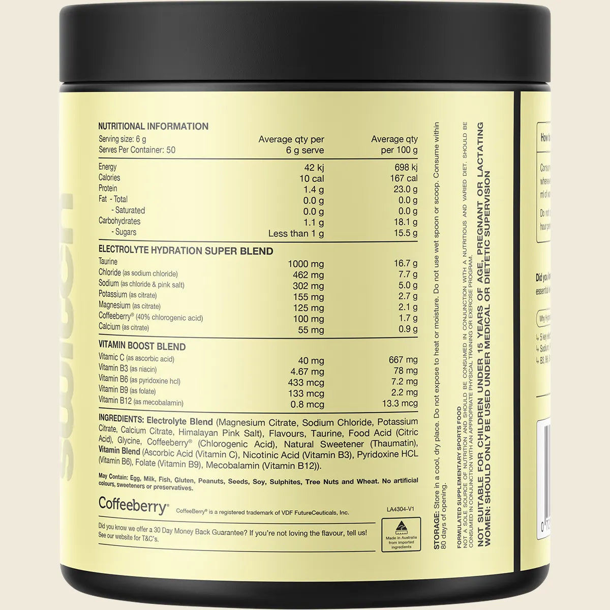 Switch Nutrition Hydrate Powder - 300g (50 Serves) - Mango Passionfruit