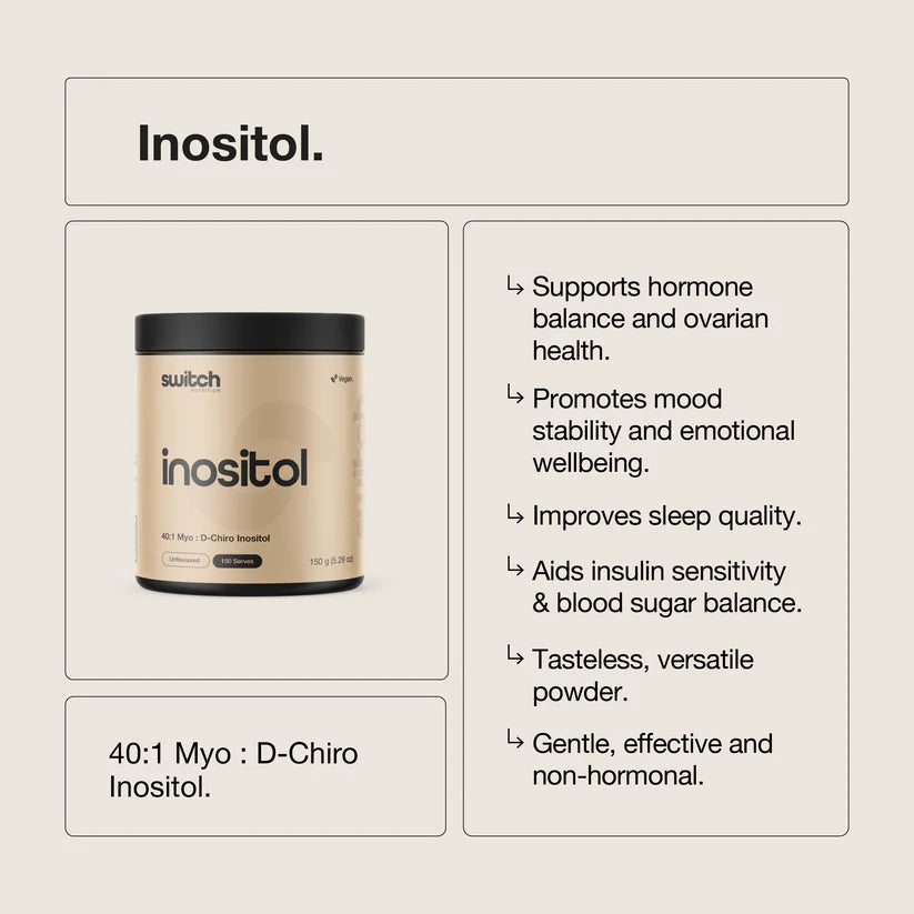 Switch Nutrition Inositol Powder - 150g (150 Serves)