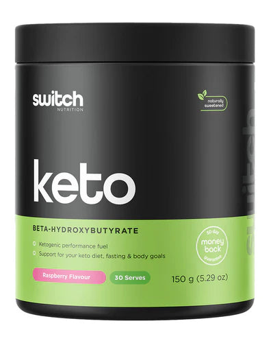 Switch Nutrition Keto Powder - 150g (30 Serves) - Raspberry