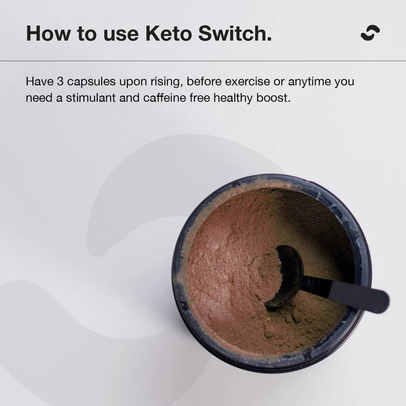 Switch Nutrition Keto Powder - 150g (30 Serves) - Peach Mango