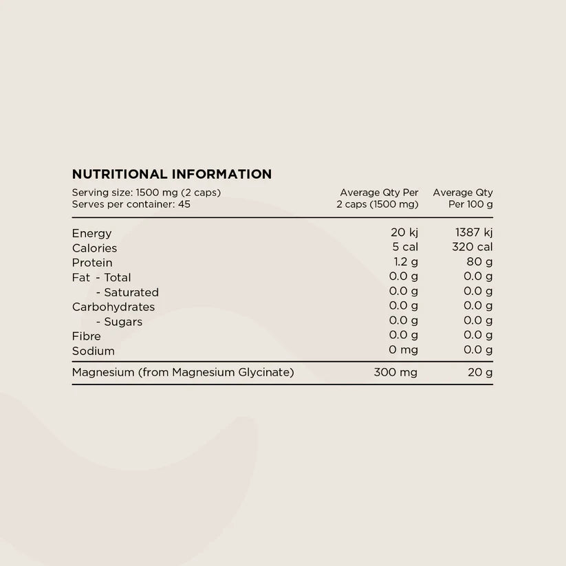 Switch Nutrition Mag gly Magnesium Glycinate - 67.7g (90 Caps)