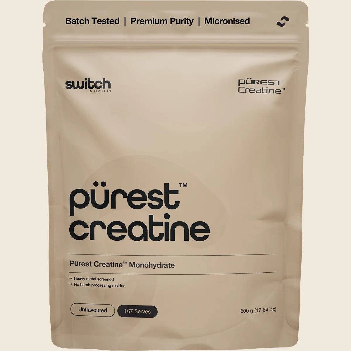Switch Nutrition Purest Creatine Monohydrate - 500g