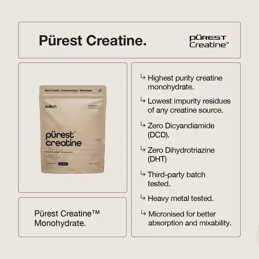 Switch Nutrition Purest Creatine Monohydrate - 500g
