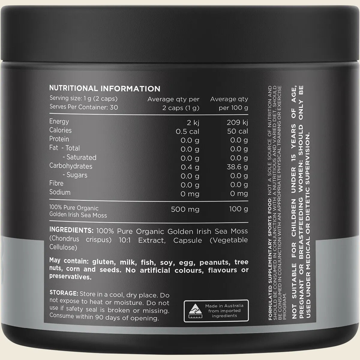 Switch Nutrition Sea Moss Powder - 50g (50 Serves)