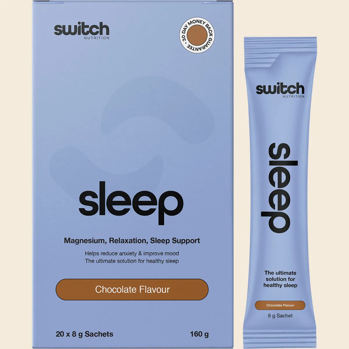 Switch Nutrition Sleep - 20 x 8g - Chocolate