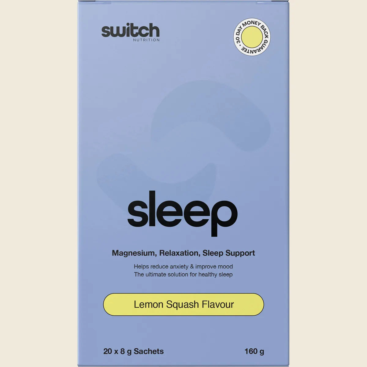 Switch Nutrition Sleep - 20 x 8g Sachets - Lemon Squash