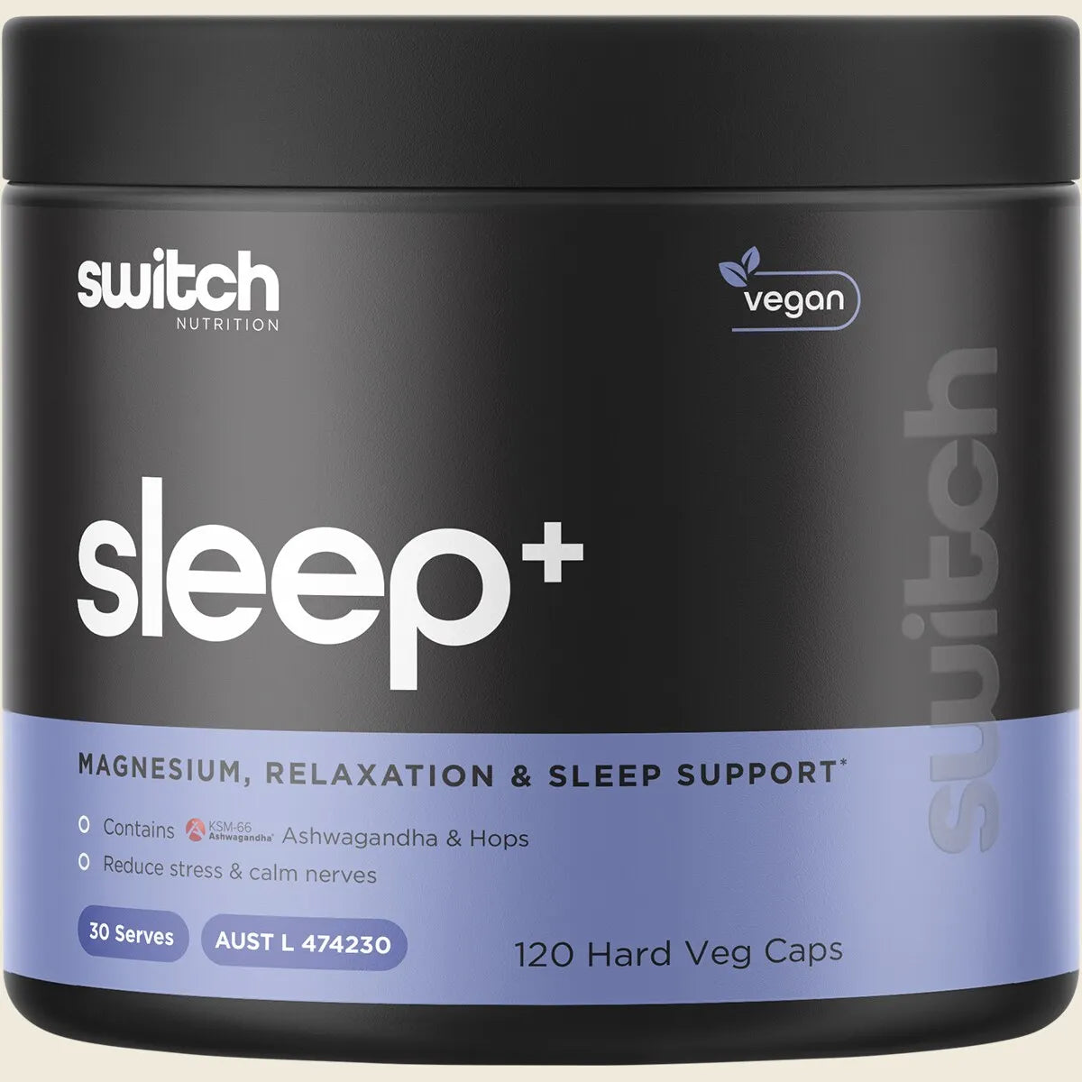 Switch Nutrition Sleep+ Capsules - 120 Capsules