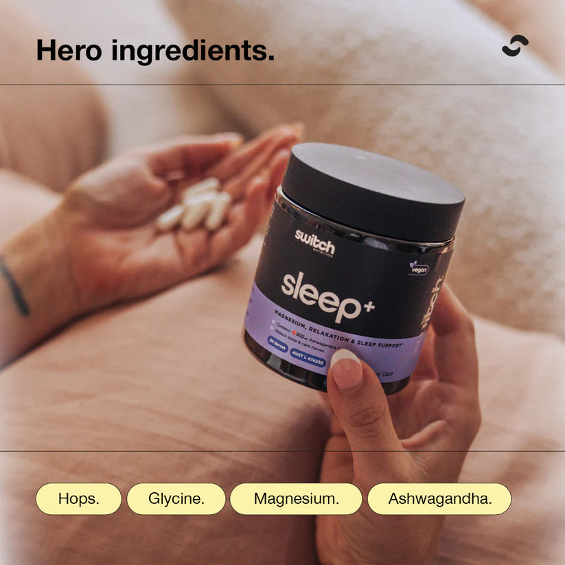 Switch Nutrition Sleep+ Capsules - 120 Capsules