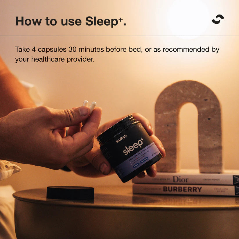 Switch Nutrition Sleep+ Capsules - 120 Capsules