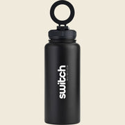 Switch Nutrition Stainless Steel Water Bottle - 1L Black