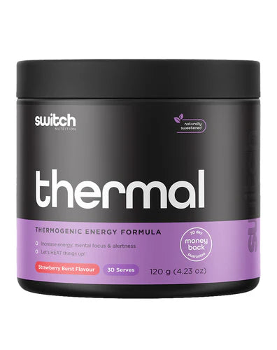 Switch Nutrition Thermal Powder - 120g (30 Serves) - Strawberry Burst