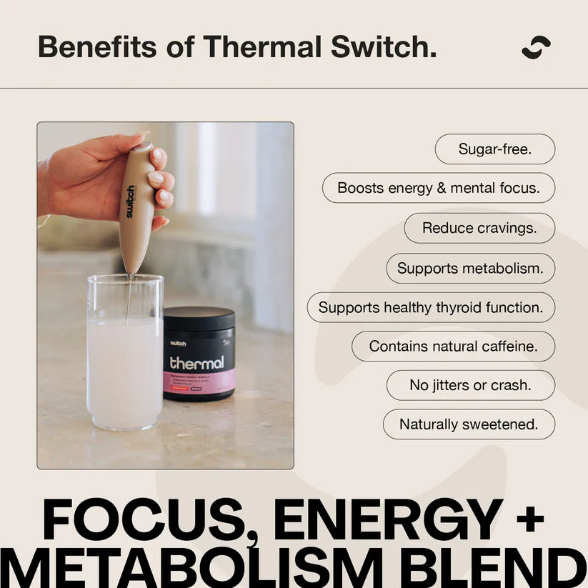 Switch Nutrition Thermal Powder - 120g (30 Serves) - Strawberry Burst