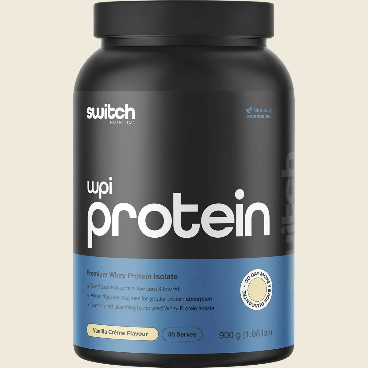 Switch Nutrition WPI Protein - 900g (30 Serves) - Vanilla Crème