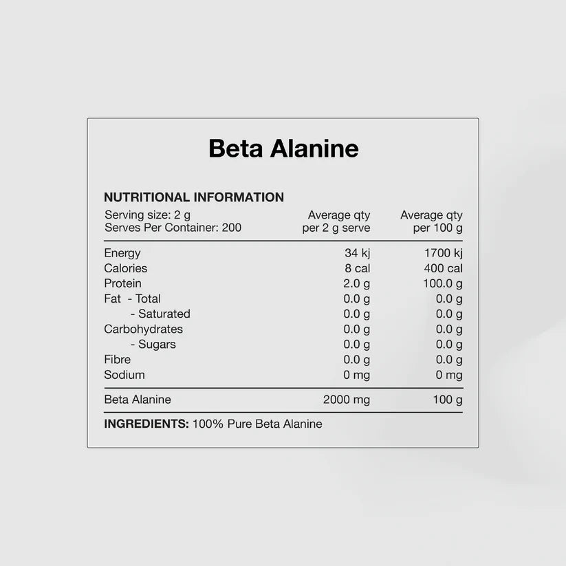 Switch Nutrition - Beta Alanine - 400g (200 Serves)